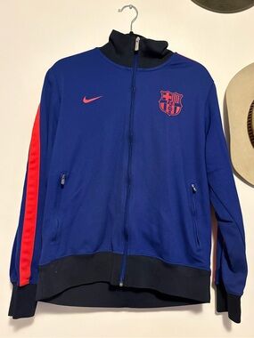 Barcelona Football Club by Nike zip-front athletic jacket